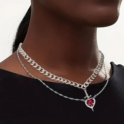 Heart Sword EternalLove Necklace