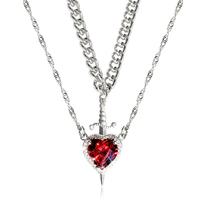 Heart Sword EternalLove Necklace