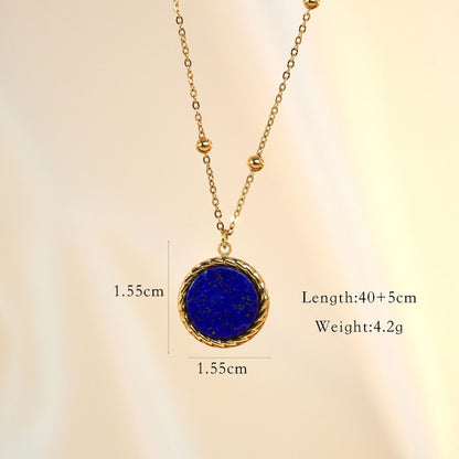 Lapis Lazuli Sunburst Necklace