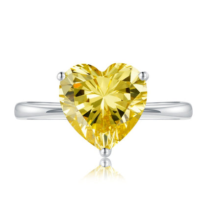 18K Gold 4ct Eternal Heart Diamond Ring