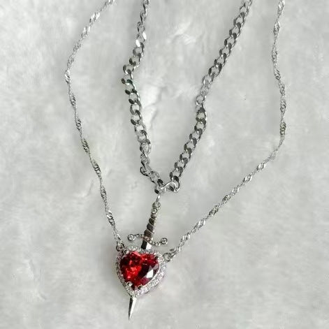 Heart Sword EternalLove Necklace