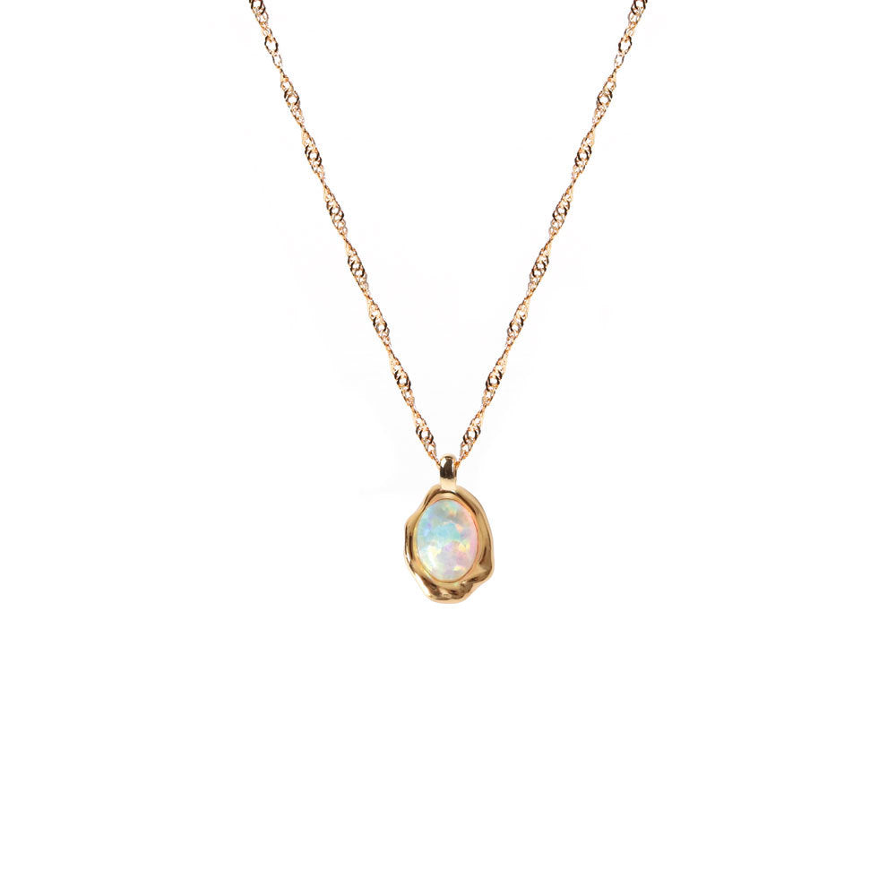 Moonlight Muse Opal Jewelry Set