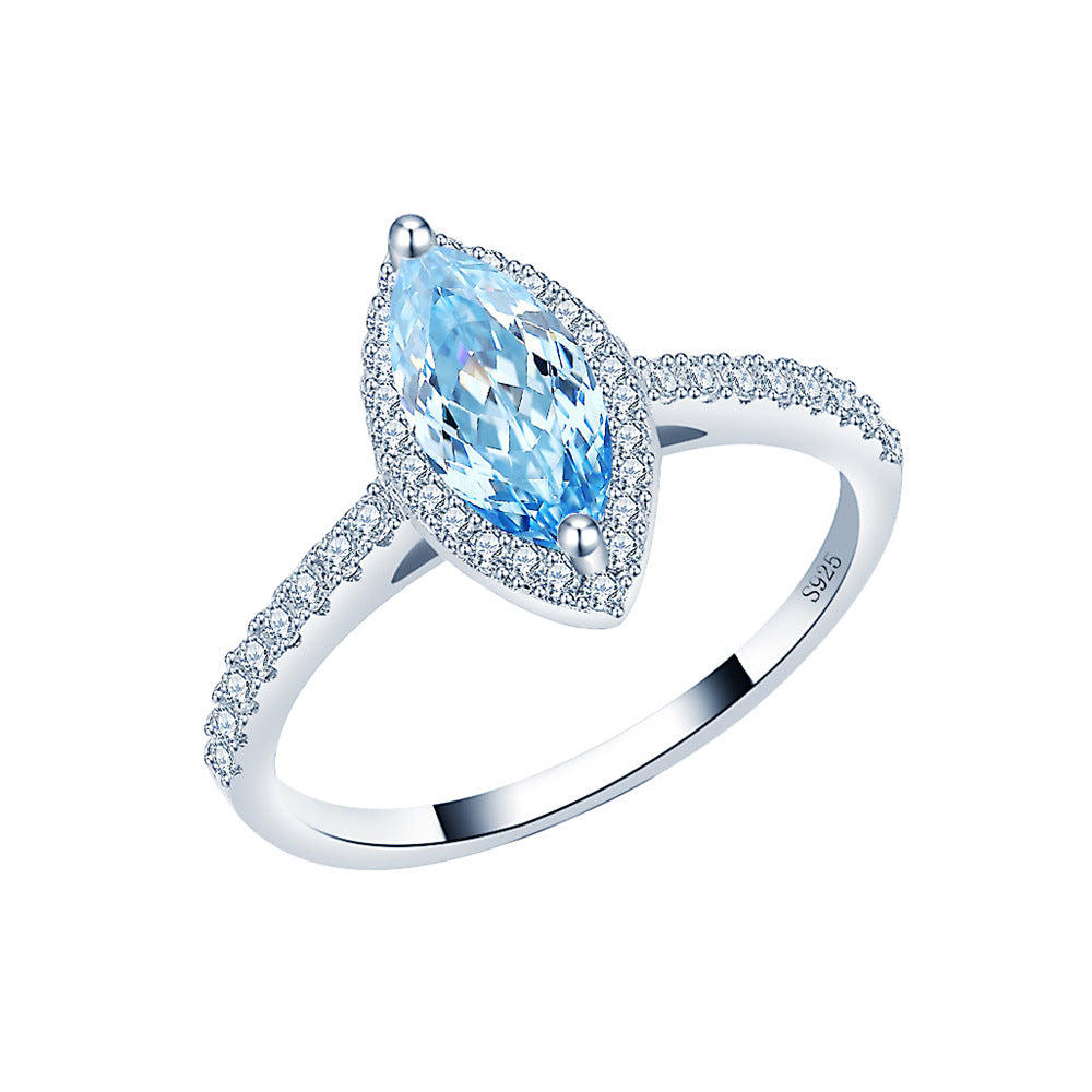 Sparkling Marquise Cut S925 Ring