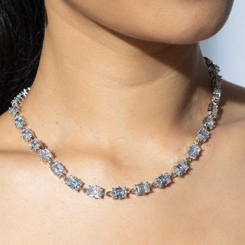 Luxury Full Pavé Statement Necklace