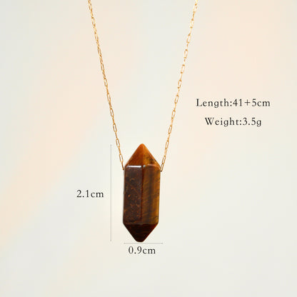 Maillard Tiger Eye Necklace