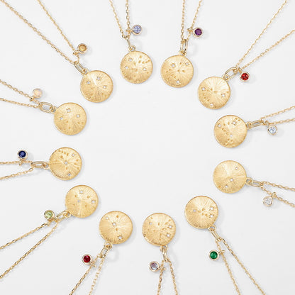 Starlit Whispers Zodiac Necklace