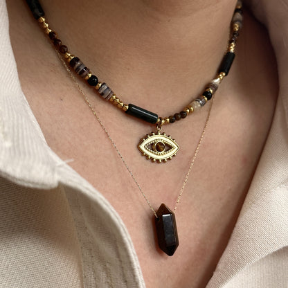 Maillard Tiger Eye Necklace