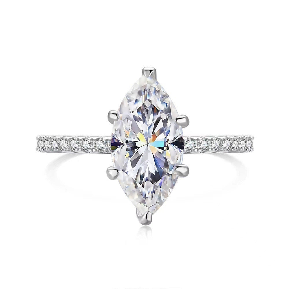 Marquise Moissanite S925 Ring