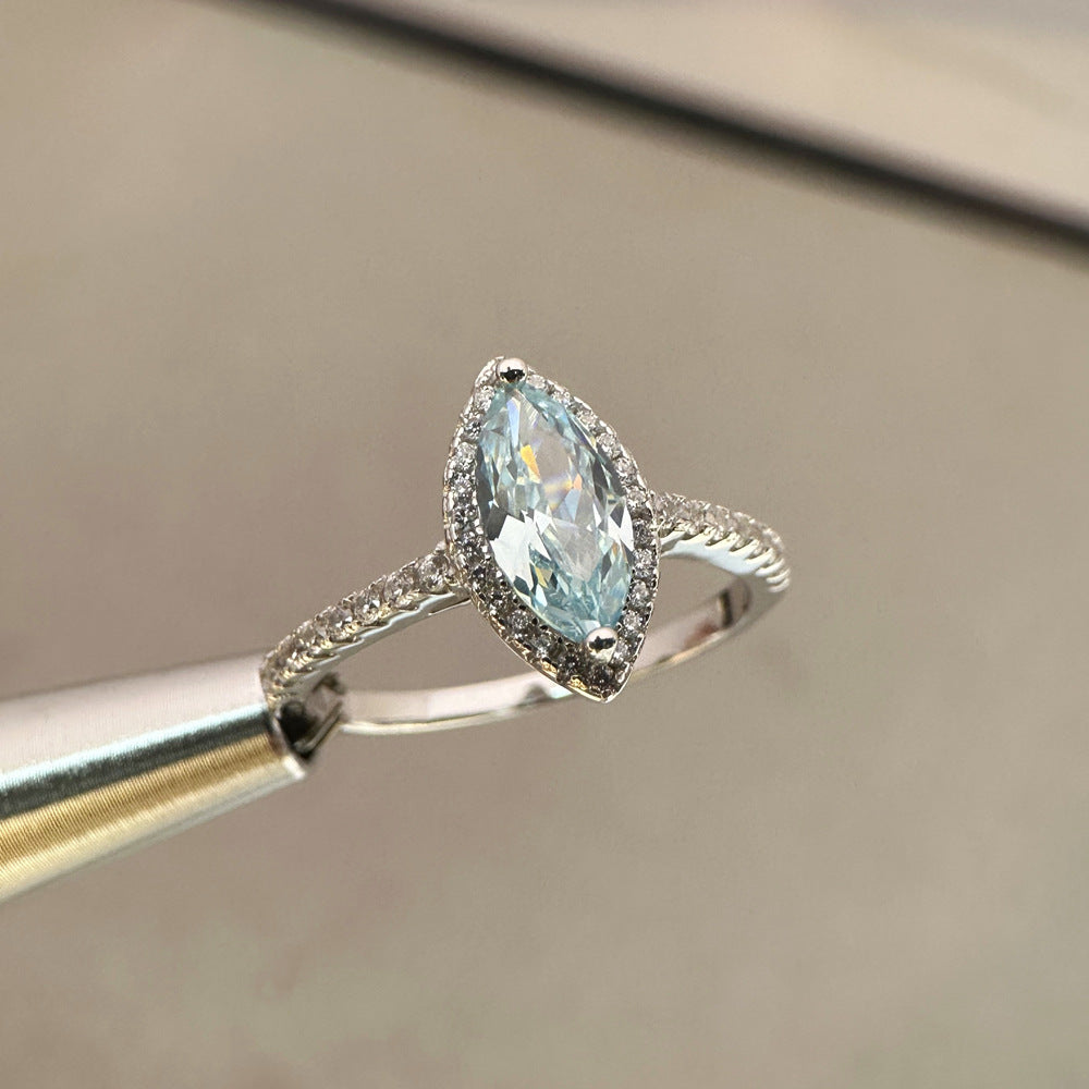 Sparkling Marquise Cut S925 Ring