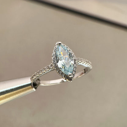 Sparkling Marquise Cut S925 Ring