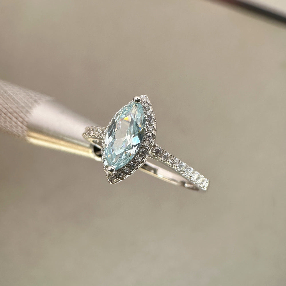 Sparkling Marquise Cut S925 Ring