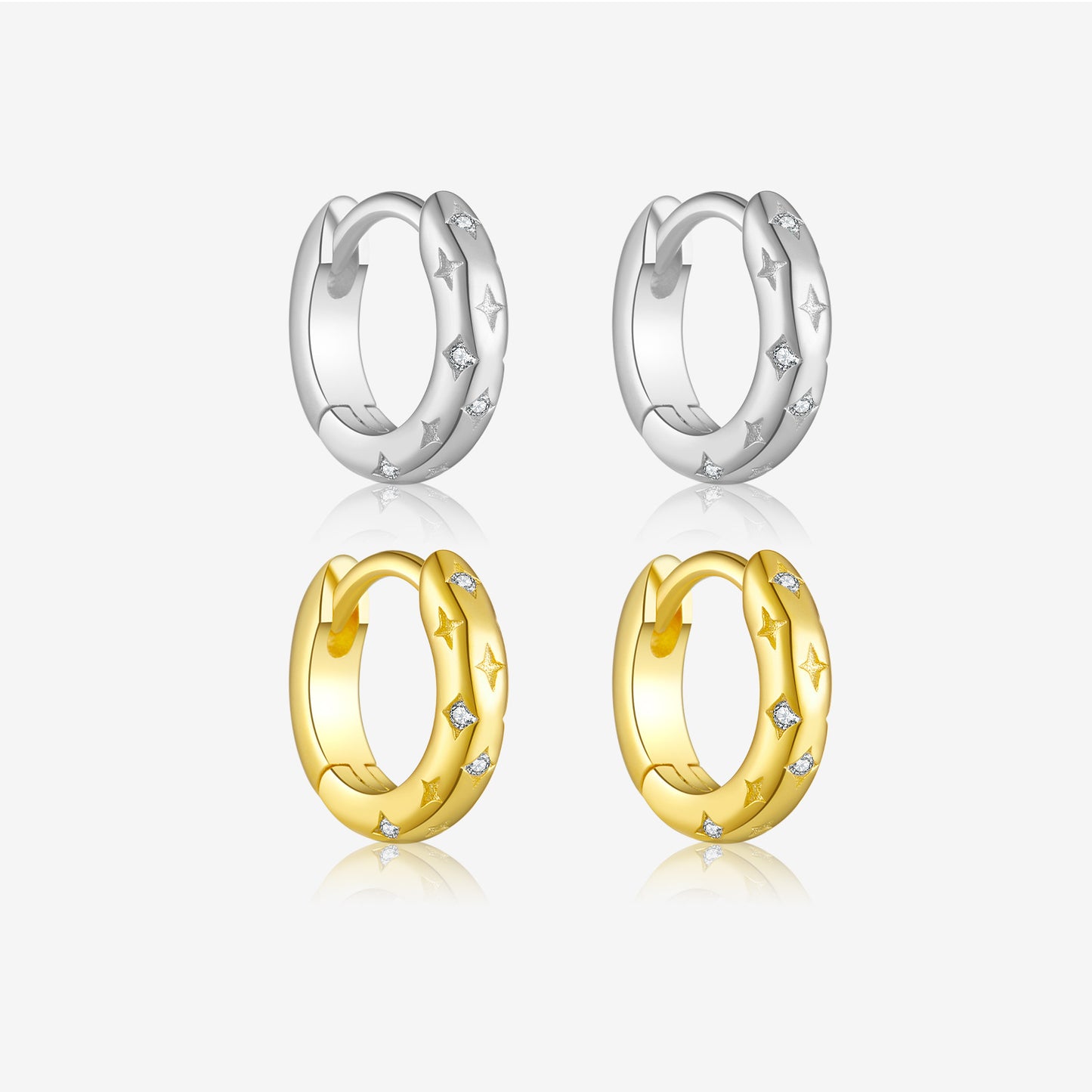 Classic Hoop Earrings – Sterling Silver
