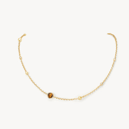 Tiger Eye Layering Necklace Collection