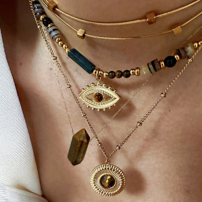 Maillard Tiger Eye Necklace