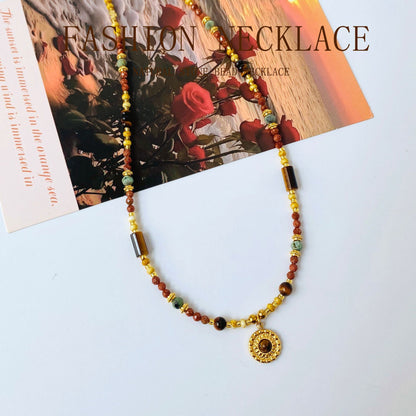 Bohemian Natural Stone Necklace