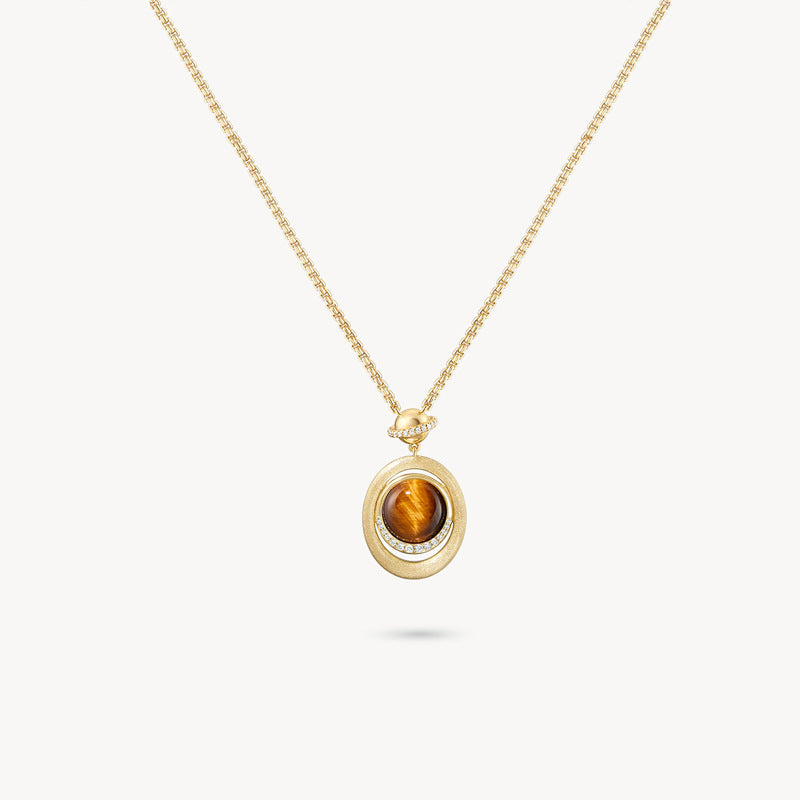 Tiger Eye Layering Necklace Collection