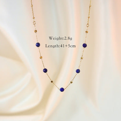 Lapis Lazuli Sunburst Necklace