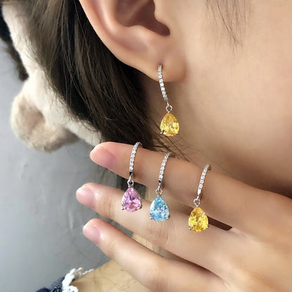 Teardrop S925 Silver Earrings