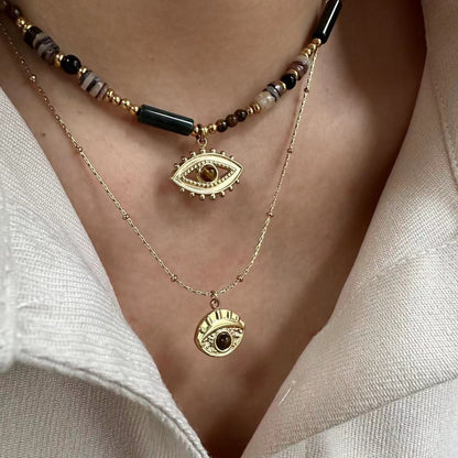 Maillard Tiger Eye Necklace