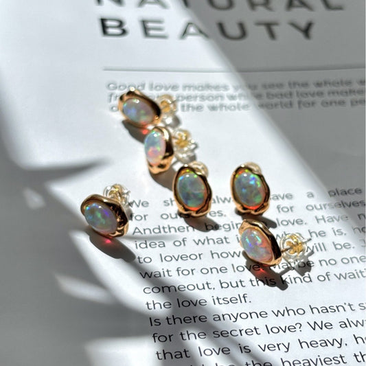 Moonlight Muse Opal Jewelry Set