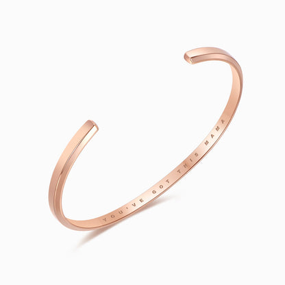 Pulsera minimalista "Tienes esta mamá"