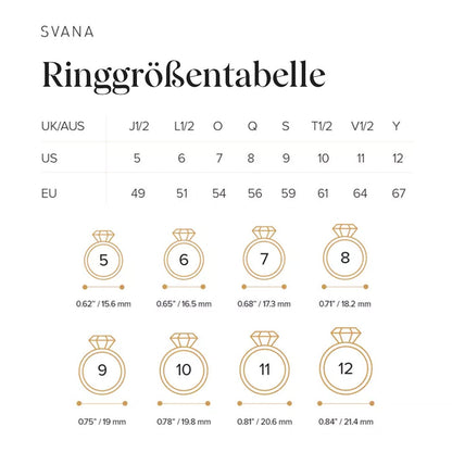 Ich wähle meinen Frieden schwarzen Emaille-Ring