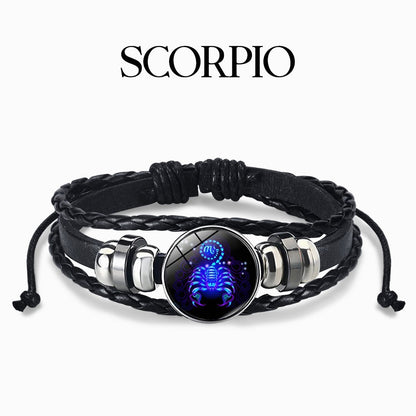 A mi amigo rudo Pulsera espiritual con signos del zodíaco