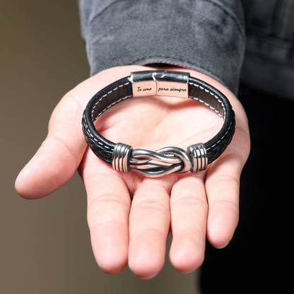 Für meinen Mann, du liebst mich immer und für immer. Entrelazada-Armband