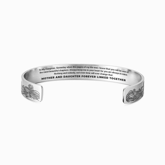 Pulsera ancha “Madre e hija unidas para siempre”