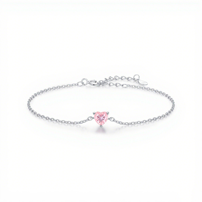 Zodiac Heart Bracelet – S925 Silver