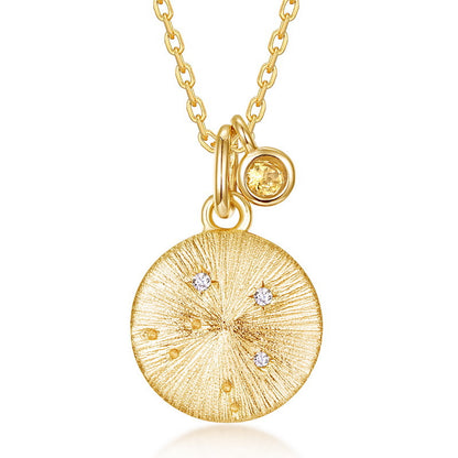 Starlit Whispers Zodiac Necklace