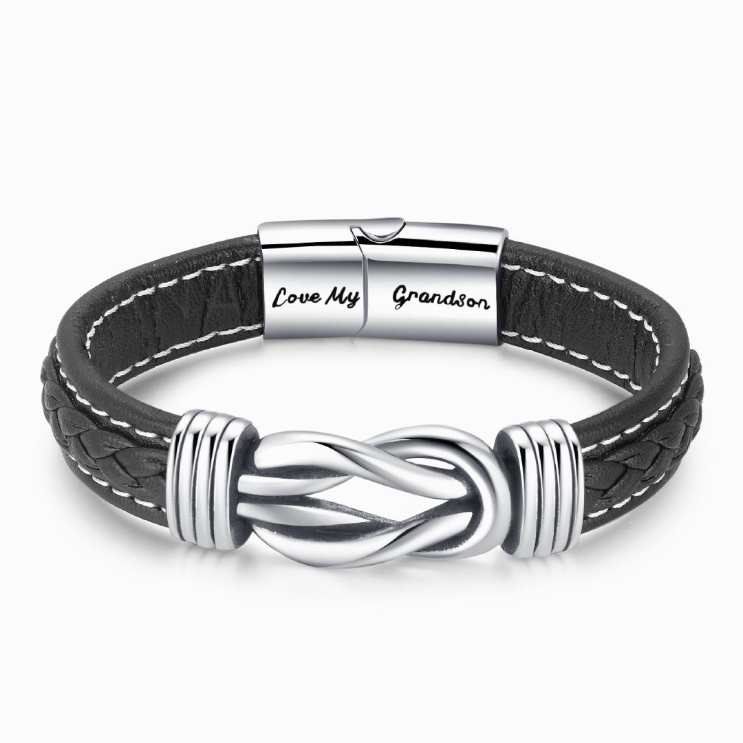 Grandmother & Grandson “Forever Intertwined” Linked Bracelet