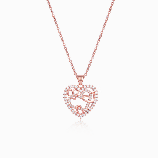 To My Girl Gang, Sisters Of My Soul Interlocking Hearts Necklace