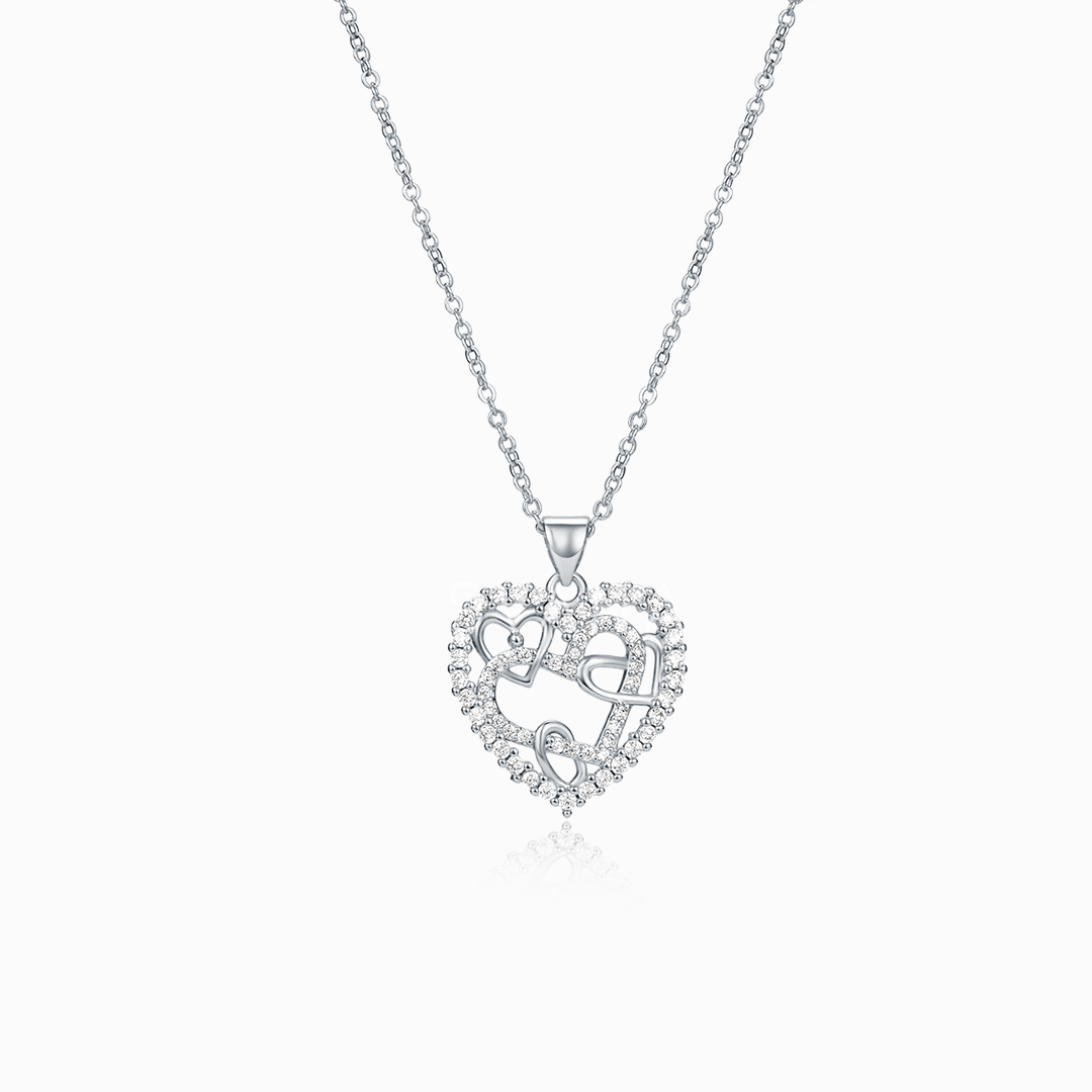 To My Girl Gang, Sisters Of My Soul Interlocking Hearts Necklace