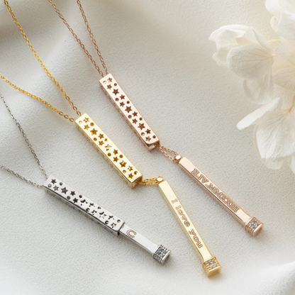 Personalized Hidden Message Necklace