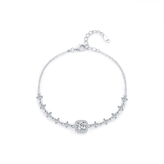 Zodiac Sugar Cube – S925 Sterling Silver Bracelet
