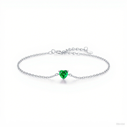 Zodiac Heart Bracelet – S925 Silver