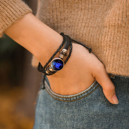 A mi amigo rudo Pulsera espiritual con signos del zodíaco