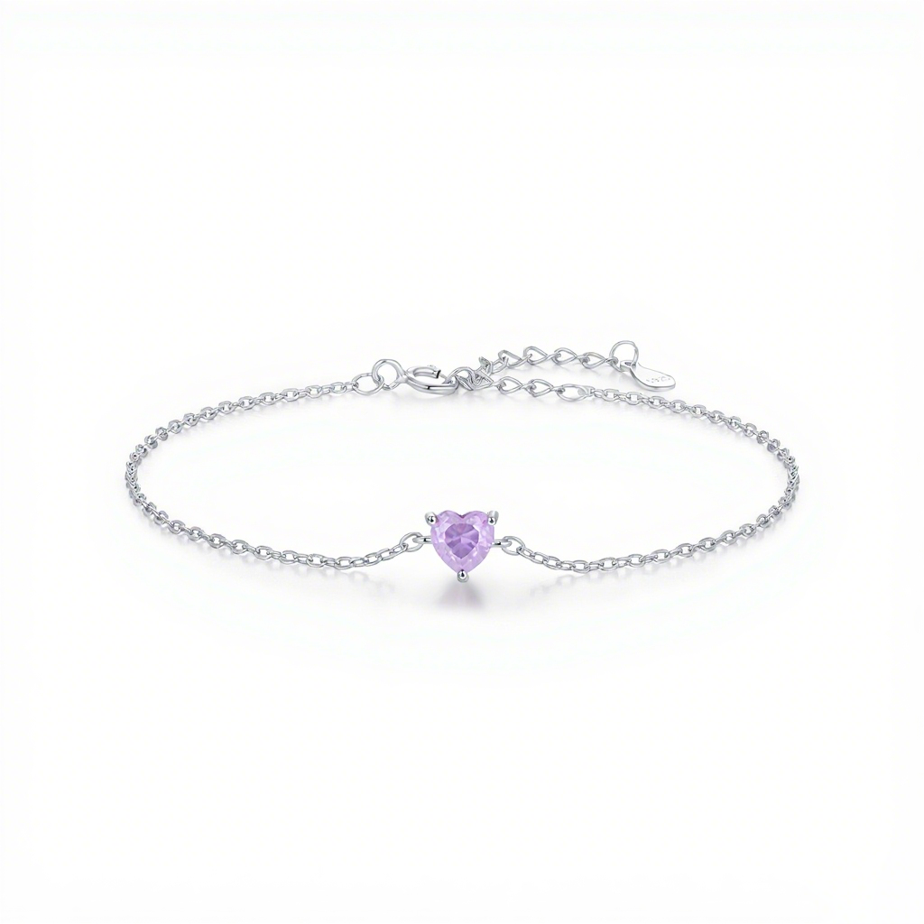 Zodiac Heart Bracelet – S925 Silver