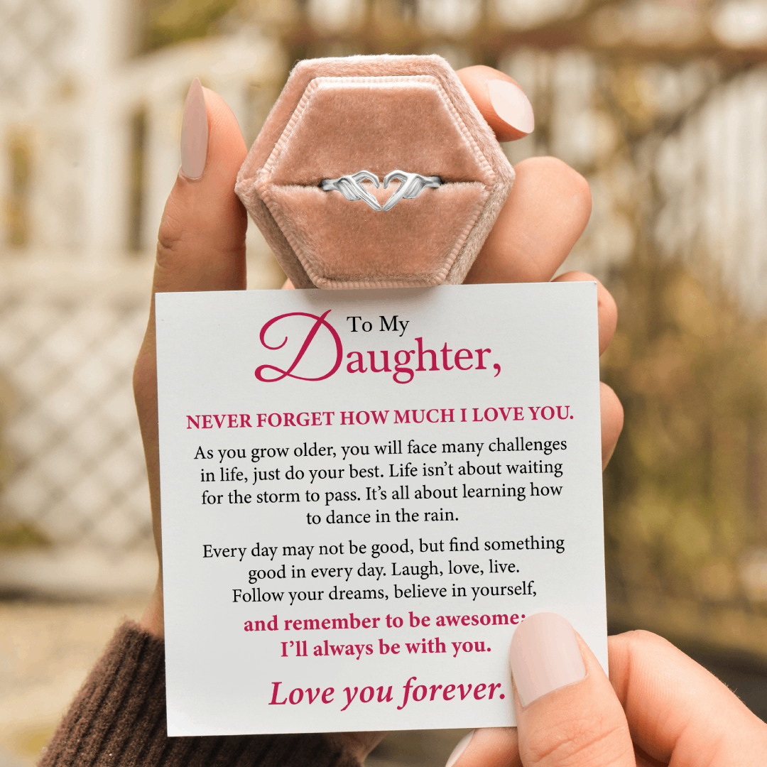 To My Daughter, I Love You Forever Ring