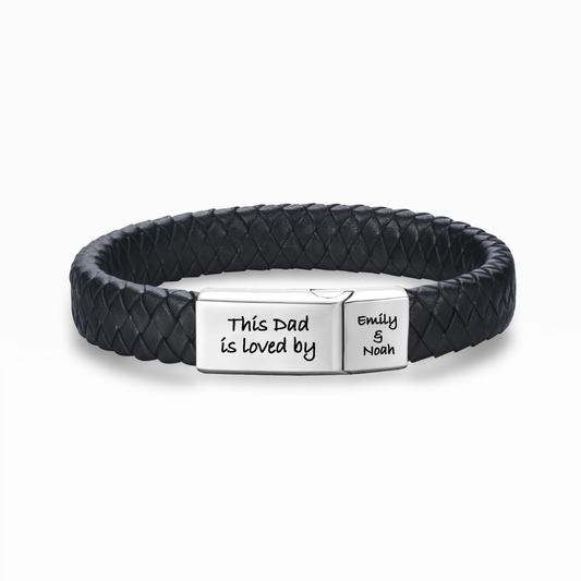 To My Dad, Love You Always Personalized Bracelet