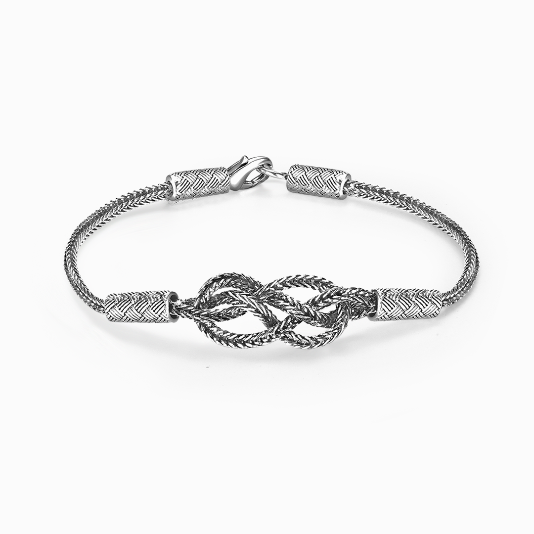 To My Man, I Love You Until Infinity Runs Out Celtic Knot Bracelet