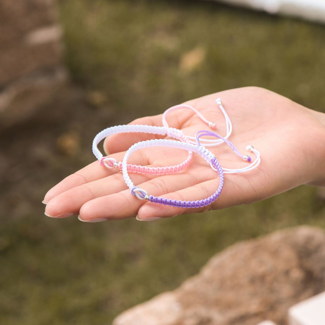 A mi nieta pulsera trenzada unida para siempre