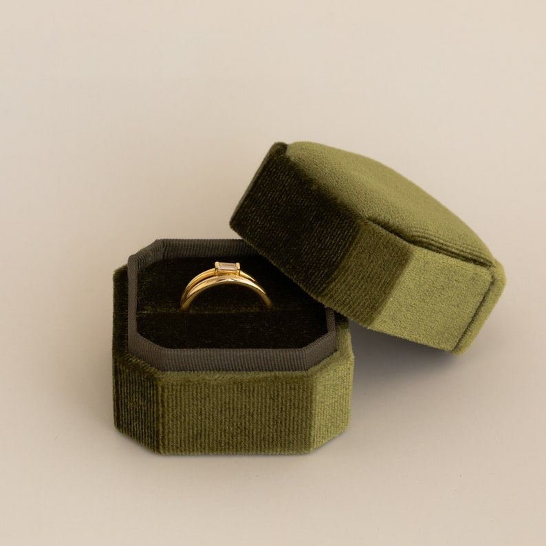 Velvet Jewelry Box Ring Box For Engagement Wedding