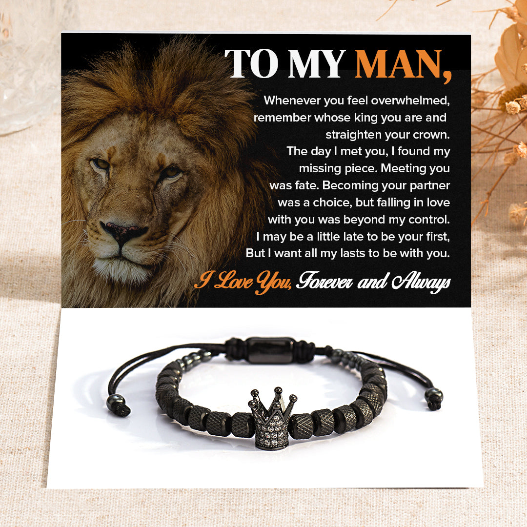 To My Man, Straighten Your Crown Bracelet