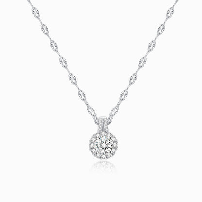 Grandmother & Granddaughter "A Link That Can Never Be Undone" Moissanite Sunflower Necklace