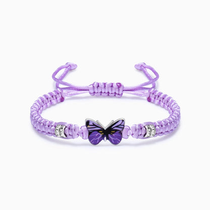 Until We Meet Again Butterfly Charm Bracelet