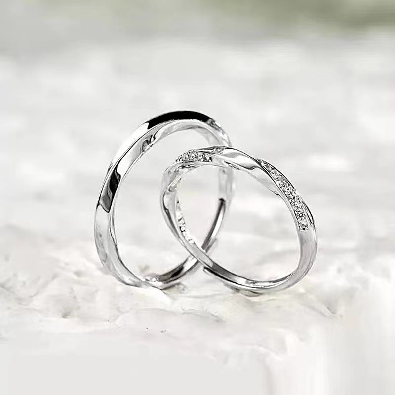 Couple RingS S925 Sterling Silver