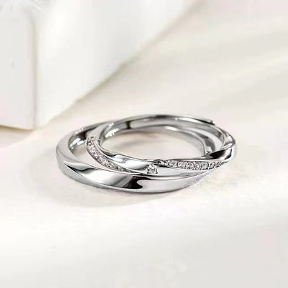 Couple RingS S925 Sterling Silver