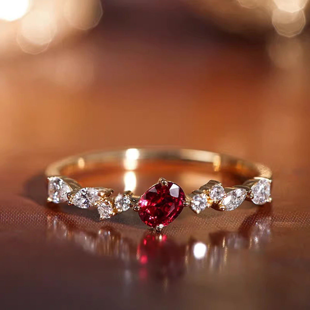 Casual Ruby Ring